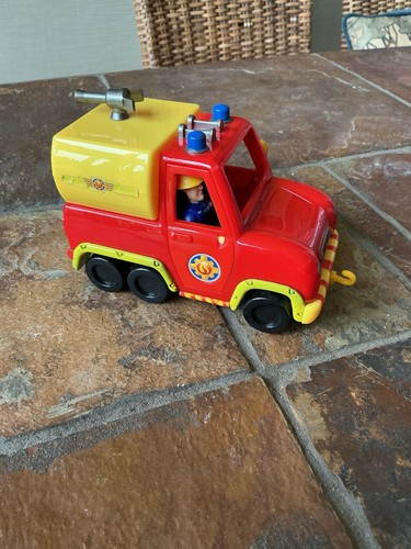 Fireman sam truck and figure - fireman,