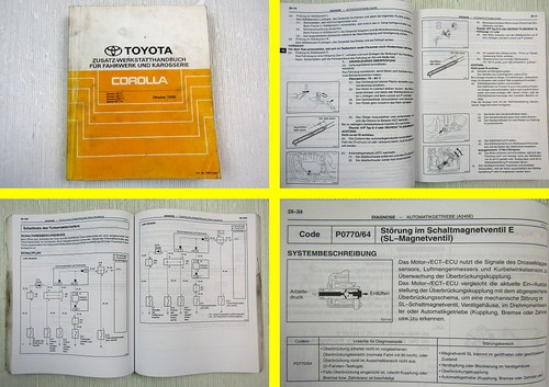 Repair manual toyota corolla - manual,