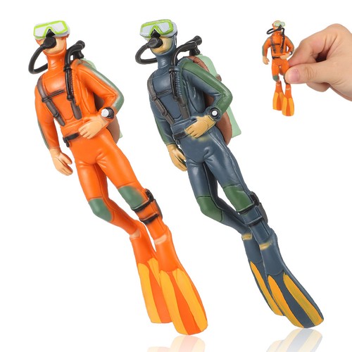 2pcs plastic scuba diver toy - 2pcs,
