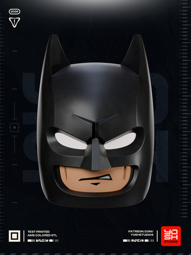 Brick batman mask cosplay - mask,