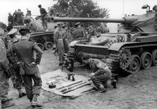 Patton tank of US army a