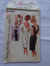 SIMPLICITY   LADIES  DRESS  SEWING PATTERN   ONE  SIZE   14