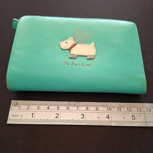 Radley green leather wallet - leather,
