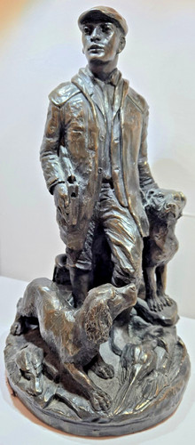 Bronze sculpture the game - sculpture,,