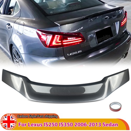 Rear trunk spoiler wing carbon - wing,