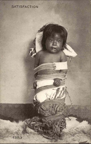 American indian baby cradle - american,
