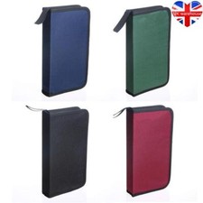 80 Carry Case Protector Storage Bag -Sleeve Disc DVD CD Disc Holder Wallets UK