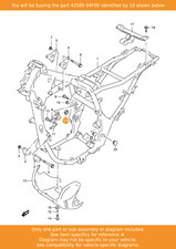 SUZUKI Plug, Frame Pivot Rh