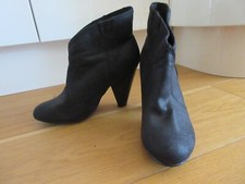 ladies F&F black ankle boots