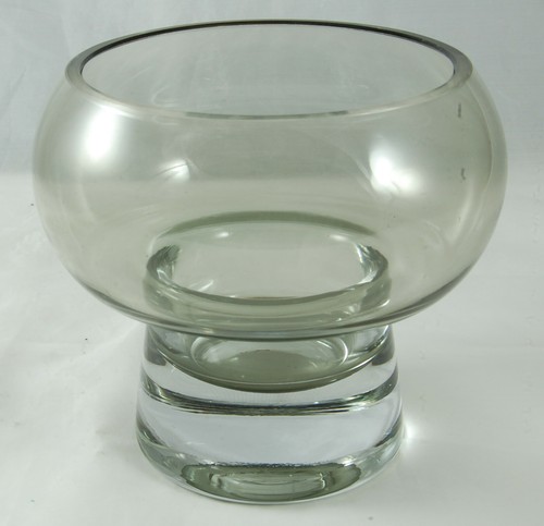 Glass posy bowl - glass,