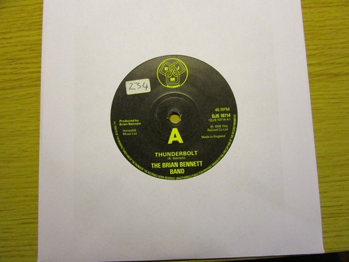Brian bennett thunderbolt - thunderbolt, 7"