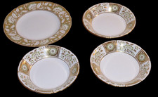 ROYAL CROWN DERBY GREEN DERBY PANEL 1 DESSERT PLATE 3 CEREAL/DESSERT BOWL Second