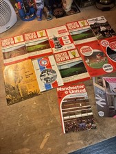 Man United Programmes 1968 to