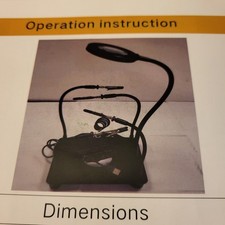 Solder Helping Hands Soldering Third Hand Tool Flexible Arms Magnifying Glass