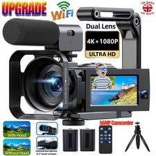 5K UHD Dual lens Video Camera