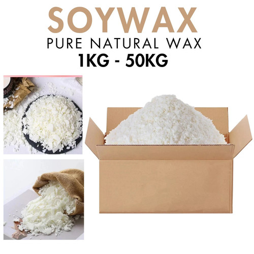 100 soy wax 1kg - 100%, candle
