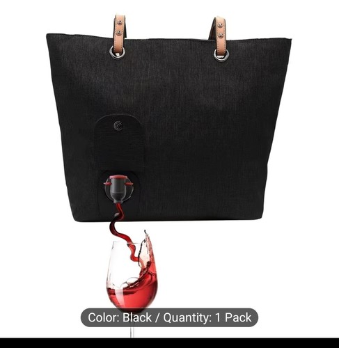 Insulated wine tote bag - insulated, with