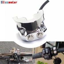 1'' Handlebar Switch Air Ride Suspension Control Kit For Harley Softail Touring