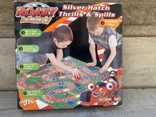 Rare Roary The Racing Car Silver Hatch Thrills & Spills Outdoor Play Mat Game