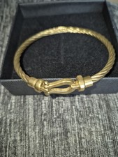 Stainless Steel Bangle With Magnetic Fastening 8 Inches