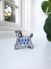 Ceramic Dog Small Figurine