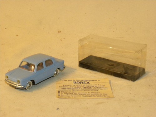 Old plastic miniature car - old,
