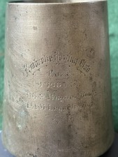 1903 Pembroke Rowing Club Pairs Competition Pewter Half Pint Tankard.