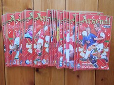 Arsenal Home Programmes 1997/98 - Select from the drop down menu