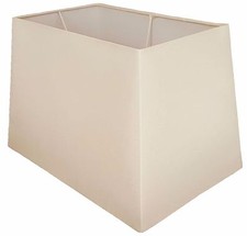 13" 15" 17" Cream Rectangular Table Lamp Shade Modern New