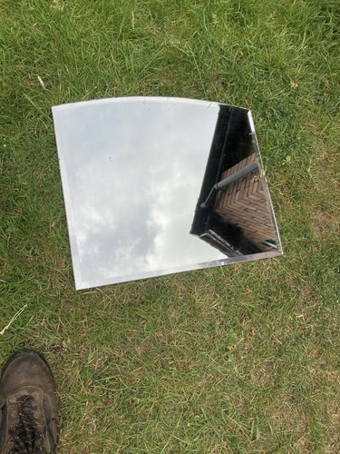 Vintage mirror frameless - vintage, mirror,