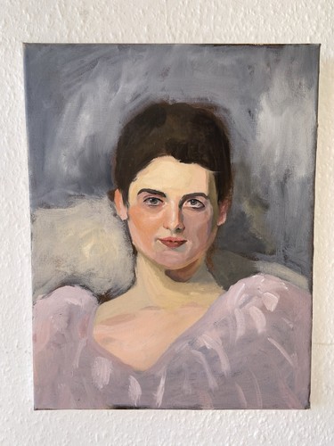 Portrait painting woman - painting, of