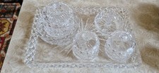 Antique  crystal dressing table set
