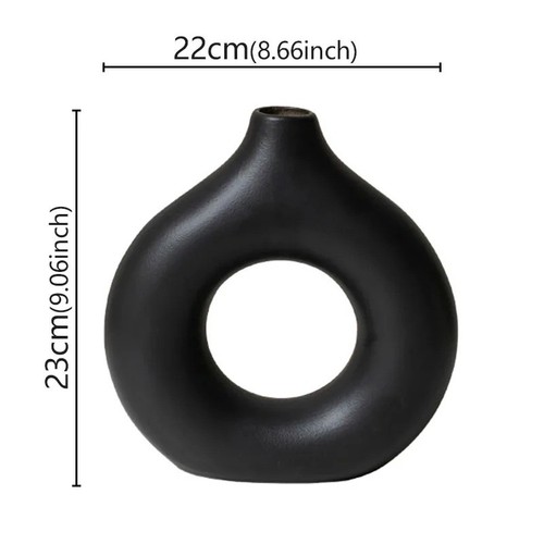Modern donut vase minimalist - donut,
