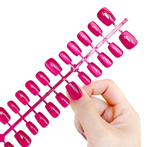 Press nails short - press, square