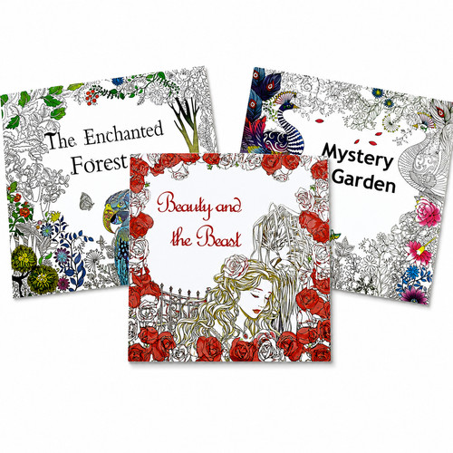 Adult colouring book for - book,