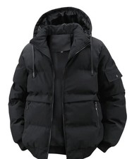Mens Heavy-Duty Winter Hooded