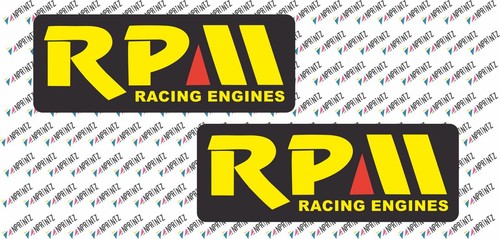 Rpm racing engines stickers - rpm, x2