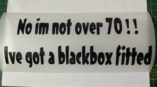 Over black box fitted - fitted, vinyl