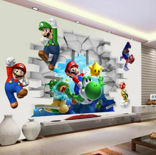 Wall stickers super mario - 3d,
