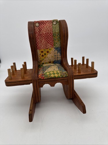 Vintage wooden rocking chair - wooden,