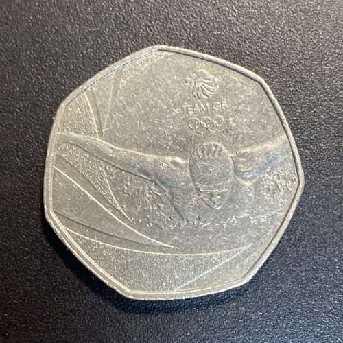 50p coin team - 2016, swimming
