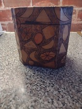 Decorative Vintage Wooden  Tea Caddy