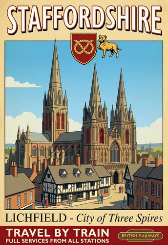 British travel poster print - travel,