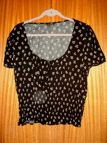 Peacocks floral print shirred - peacocks,