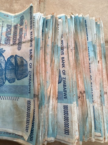 Zimbabwe 100 trillion - zimbabwe,