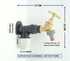 MDPE Compression Wall Plate