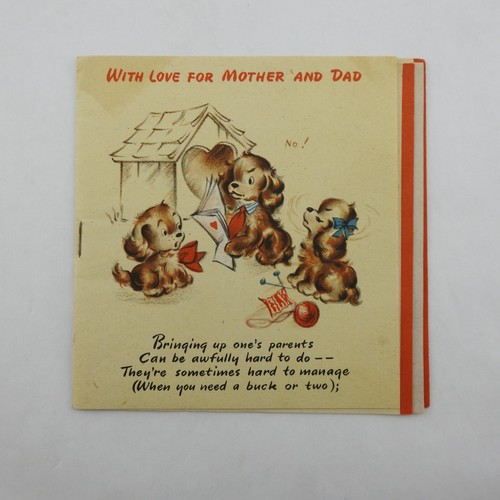 Vintage valentine card - valentine,