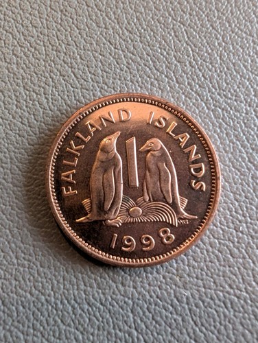 Falklands islands pence coin - falklands,