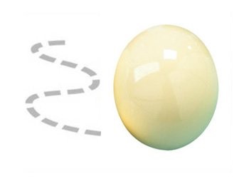 Aramith crazy cue ball - crazy, 7/8