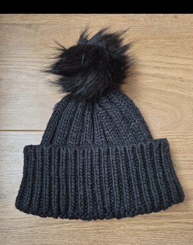 Firetrap black knit beanie hat - beanie,